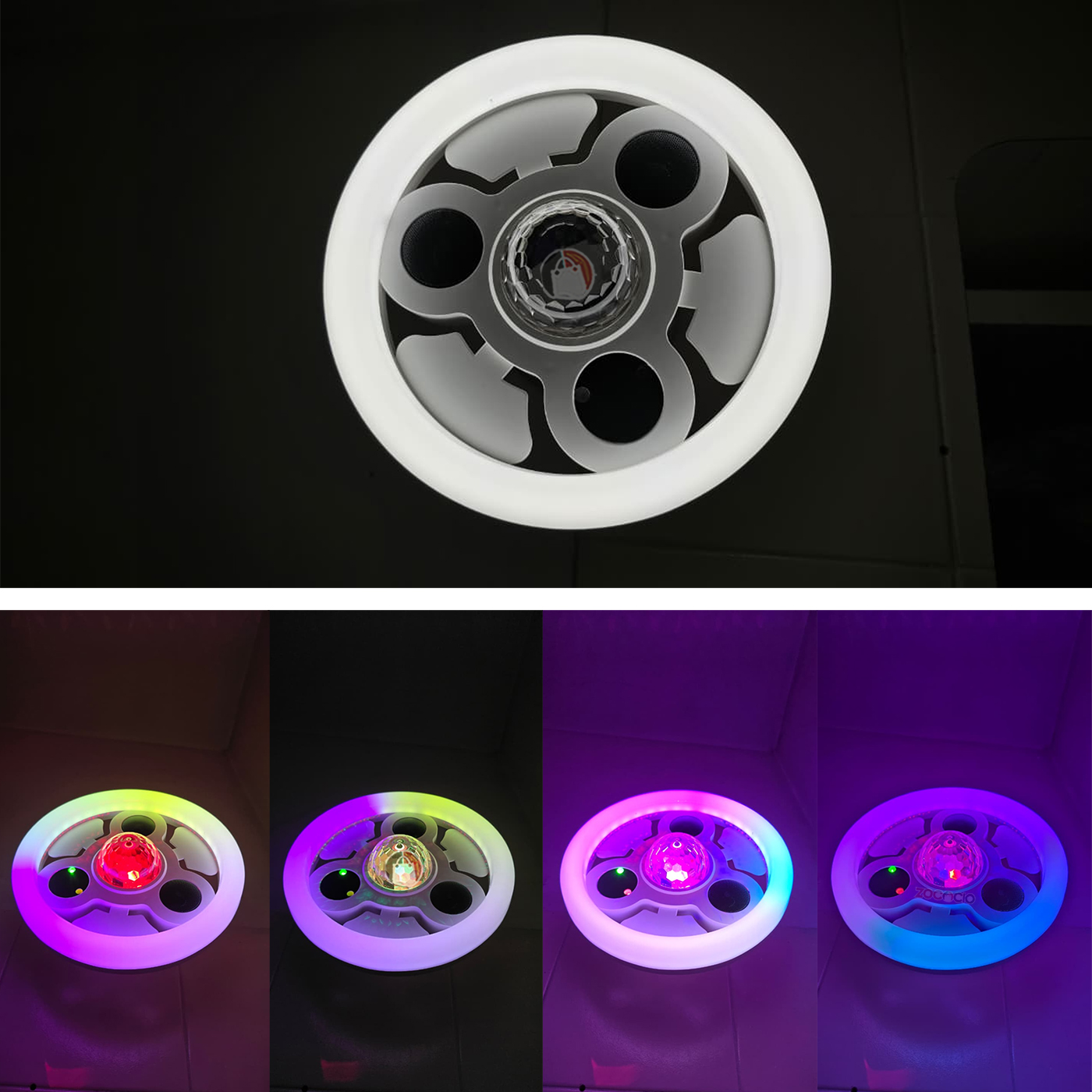 Miniatura 3 de Bombilla Lampara Led Con Figuras De Colo